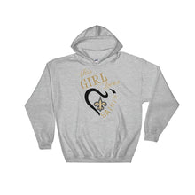 Load image into Gallery viewer, Adult This Girl Loves The Saints Hooded Sweatshirt