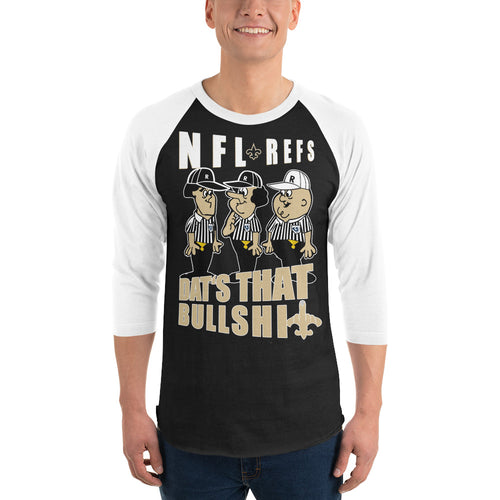 Adult NFL Refs Robbed The Saints Baseball Shirt