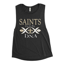 Load image into Gallery viewer, Ladies’ Saints in My DNA Tank
