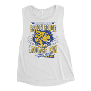 Premium Ladies Southern Fan Wherever I Am Muscle Tank