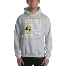 Load image into Gallery viewer, Adult All I Want- Saints Superbowl 2019 Hooded Sweatshirt
