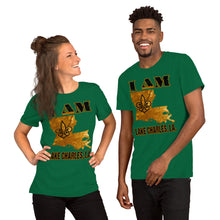 Load image into Gallery viewer, Premium Adult Short-Sleeve Unisex I AM LAKE CHARLES T-Shirt