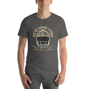 Premium Adult Short-Sleeve Its Time for Football T-Shirt