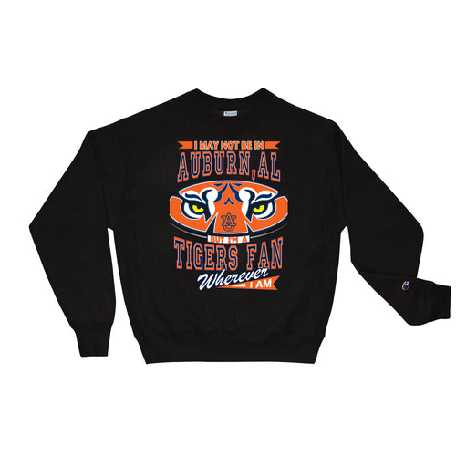 Premium Adult Wherever I Am- Auburn Tigers Crewneck Sweatshirt