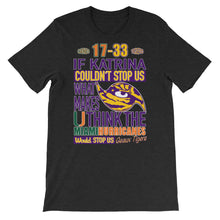 Load image into Gallery viewer, Premium Adult LSU vs Miami 2018 T-Shirt (SS)