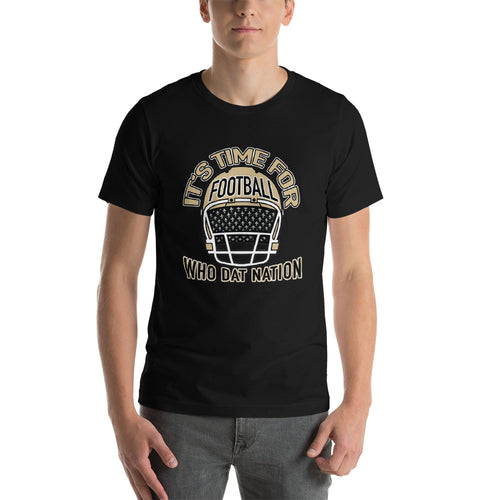 Premium Adult Short-Sleeve Its Time for Football T-Shirt