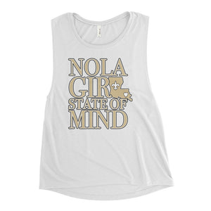 Ladies’ NOLA Girl State of Mind (LA) Muscle Tank