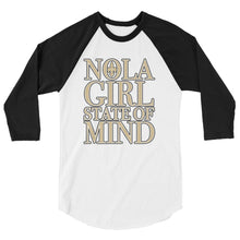 Load image into Gallery viewer, Adult NOLA Girl State of Mind Two Tone Shirt (3/4 Sleeve)