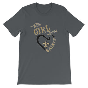 Premium Adult This Girl Loves the Saints T-Shirt (SS)