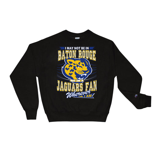 Premium Adult Wherever I Am- Southern Jaguars Crewneck Sweatshirt