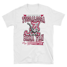 Load image into Gallery viewer, Adult Short-Sleeve Unisex Alabama Fan Wherever I Am T-Shirt