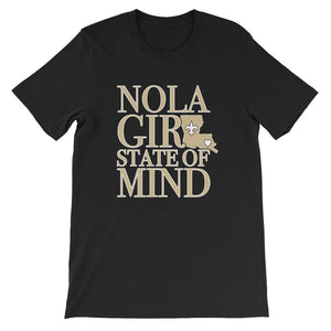 Premium Adult NOLA Girl State of Mind (LA) T-Shirt (SS)