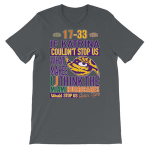 Premium Adult LSU vs Miami 2018 T-Shirt (SS)