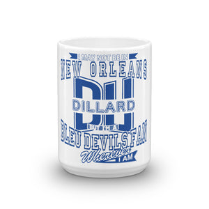 White Glossy Dillard Fan Wherever I Am Coffee Mug