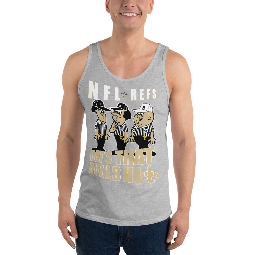 Premium Adult NFL Refs Robbed The Saints Tank Top