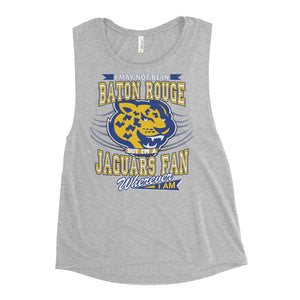 Premium Ladies Southern Fan Wherever I Am Muscle Tank