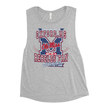 Load image into Gallery viewer, Premium Ladies’ Wherever I Am- Ole Miss Muscle Tank