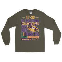 Load image into Gallery viewer, Adult LSU vs Miami 2018 T-Shirt (LS)