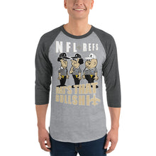 Load image into Gallery viewer, Adult NFL Refs Robbed The Saints Baseball Shirt
