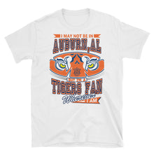 Load image into Gallery viewer, Adult Unisex Wherever I Am- Auburn Tigers T-Shirt (SS)