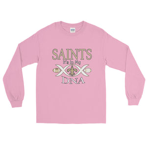Adult Saints in My DNA T-Shirt (LS)