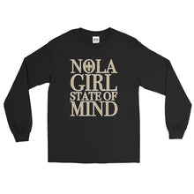 Load image into Gallery viewer, Adult NOLA Girl State of Mind T-Shirt (LS)