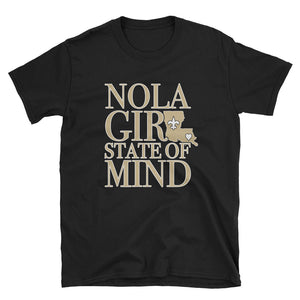 Adult NOLA Girl State of Mind (LA) T-Shirt (SS)