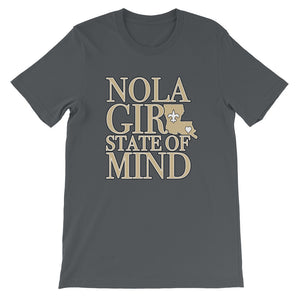 Premium Adult NOLA Girl State of Mind (LA) T-Shirt (SS)