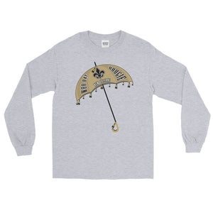 Adult Long Sleeve Solid Who Dat Boogie T-Shirt